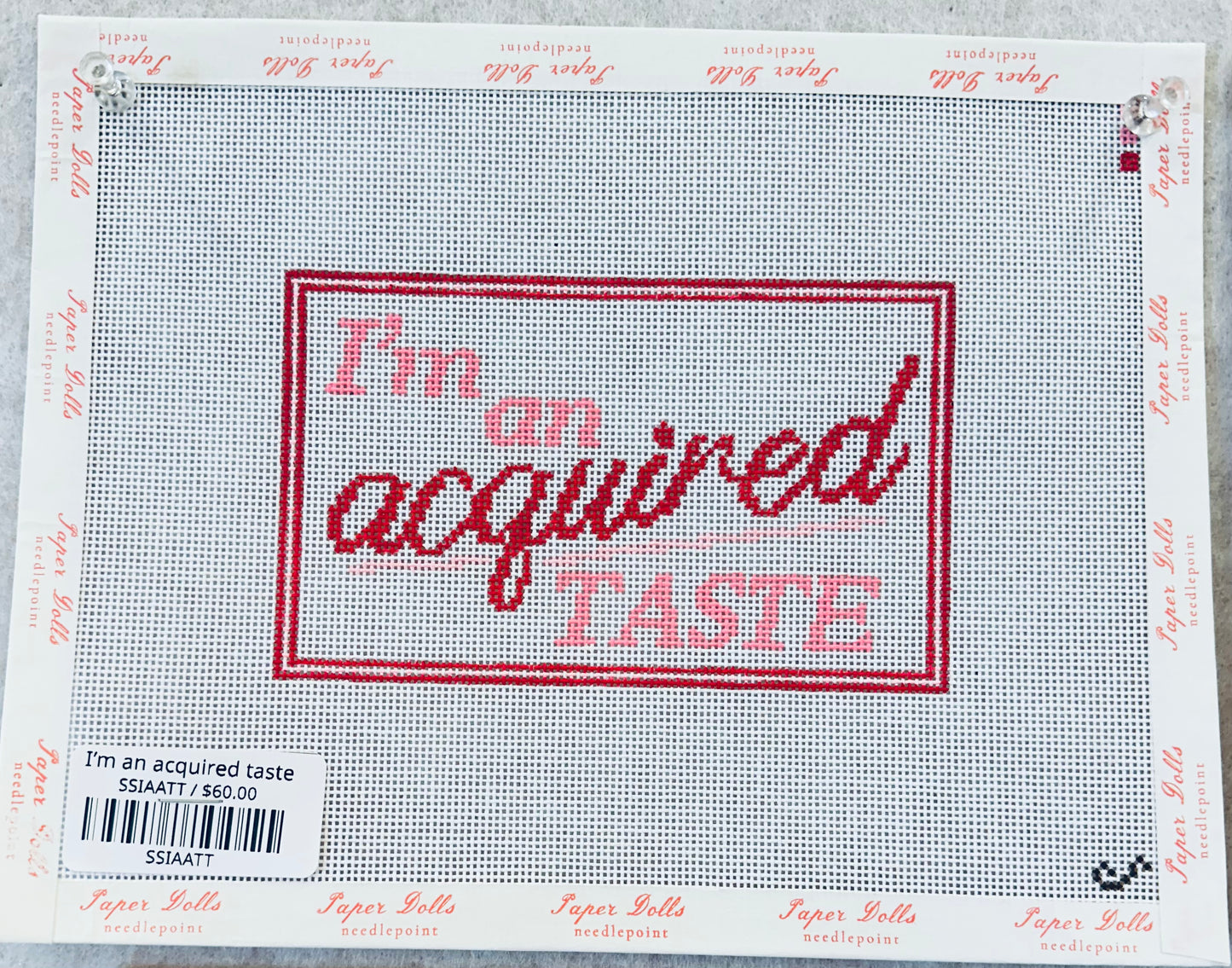 I’m an acquired taste