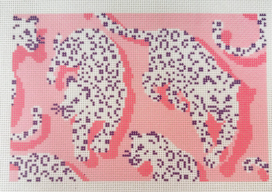 Leopard Clutch- Pink