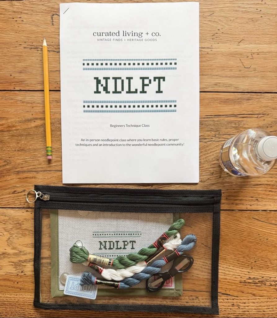 Needlepoint 101 Class October 18th