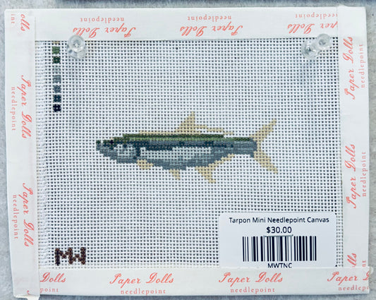 Tarpon Mini Needlepoint Canvas
