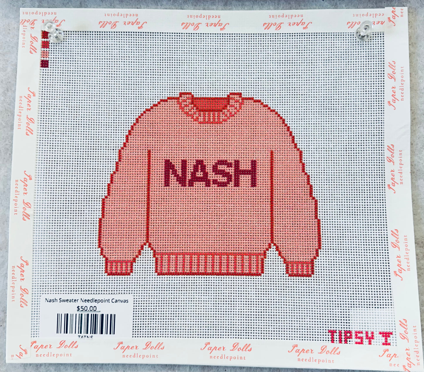 Nash Sweater Needlepoint Canvas