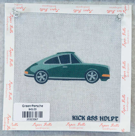 Green Porsche