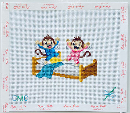 Monkeys Jumping on the Bed