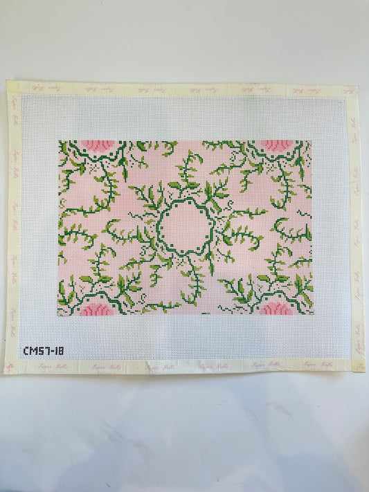 Pink Ivy Clutch